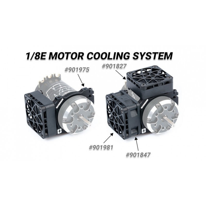 SuperHighRev. motor fan 40x40x15mm - 1S/2S - receiver connector