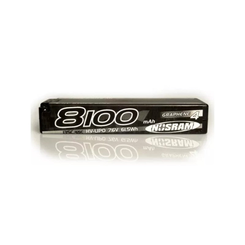 HV Stock Spec GRAPHENE-4 8100mAh 7.6V LiPo 135C/65C 327g