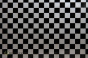 Oracover Fun 4 Silver-Black Checkered 2m