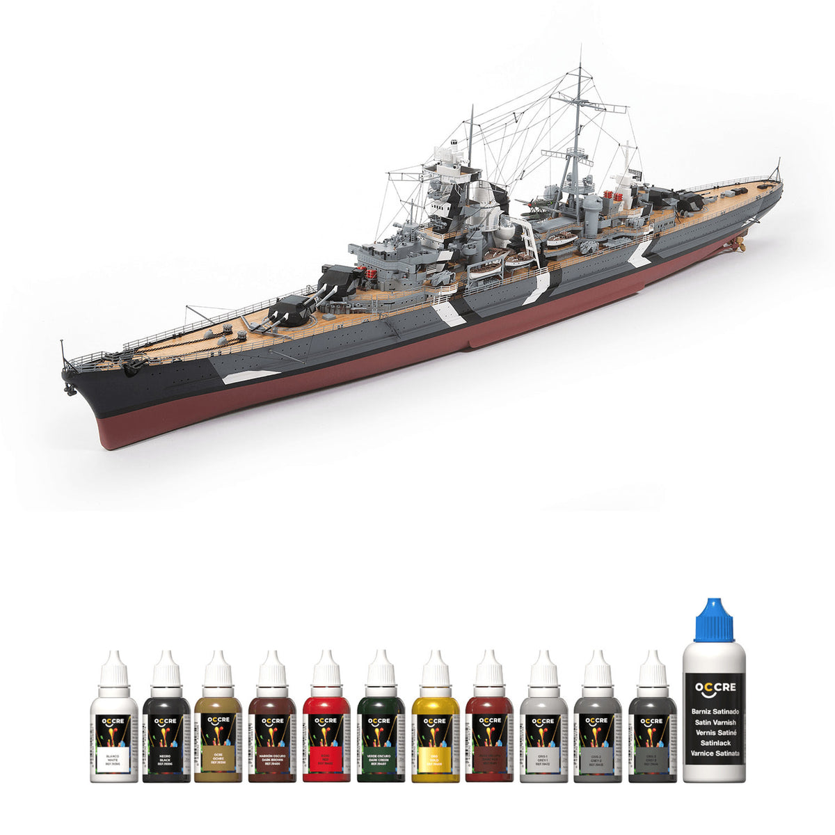 OcCre Paint Set 12 Bottles Prinz Eugen