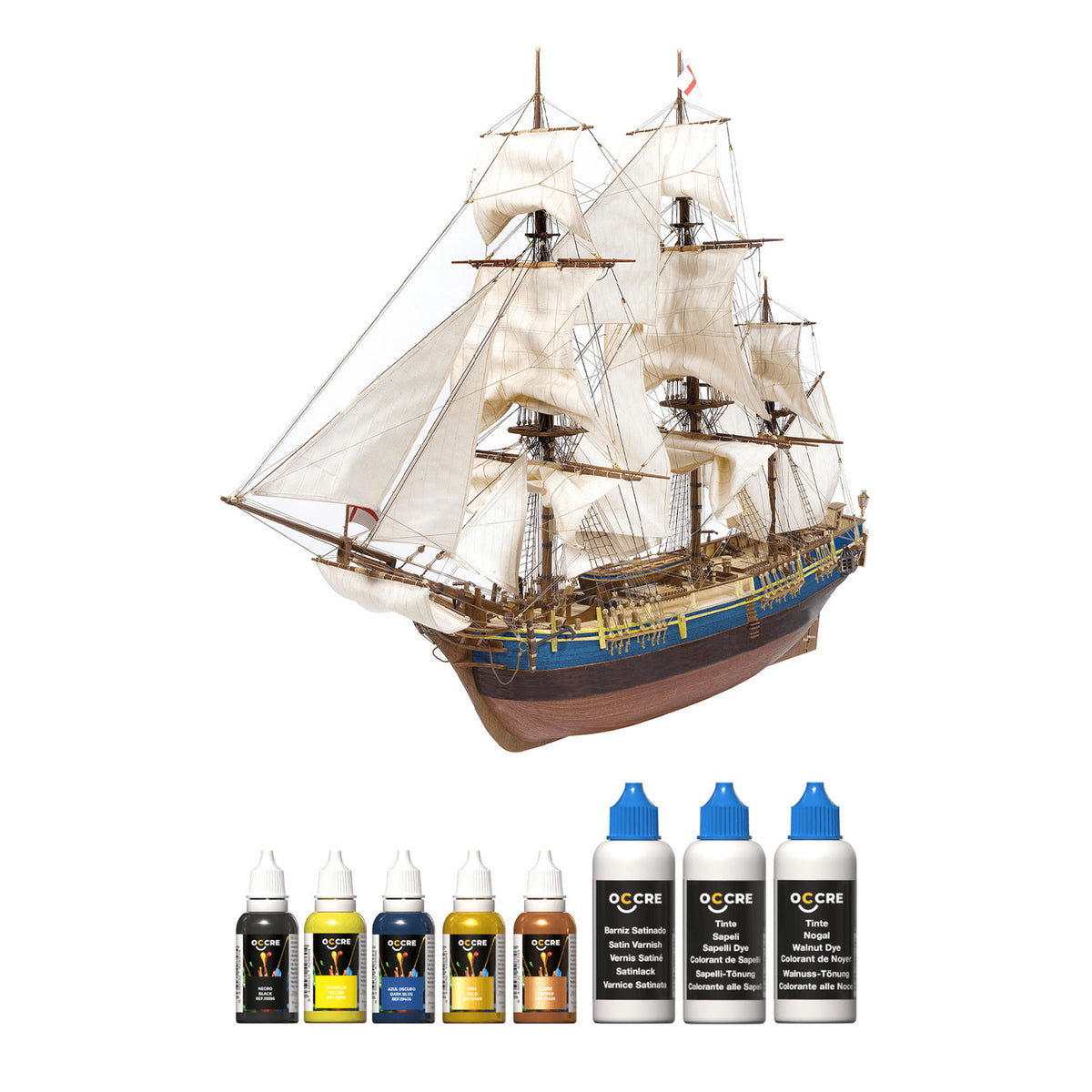 OcCre Paint Set 8 Bottles HMS Bounty