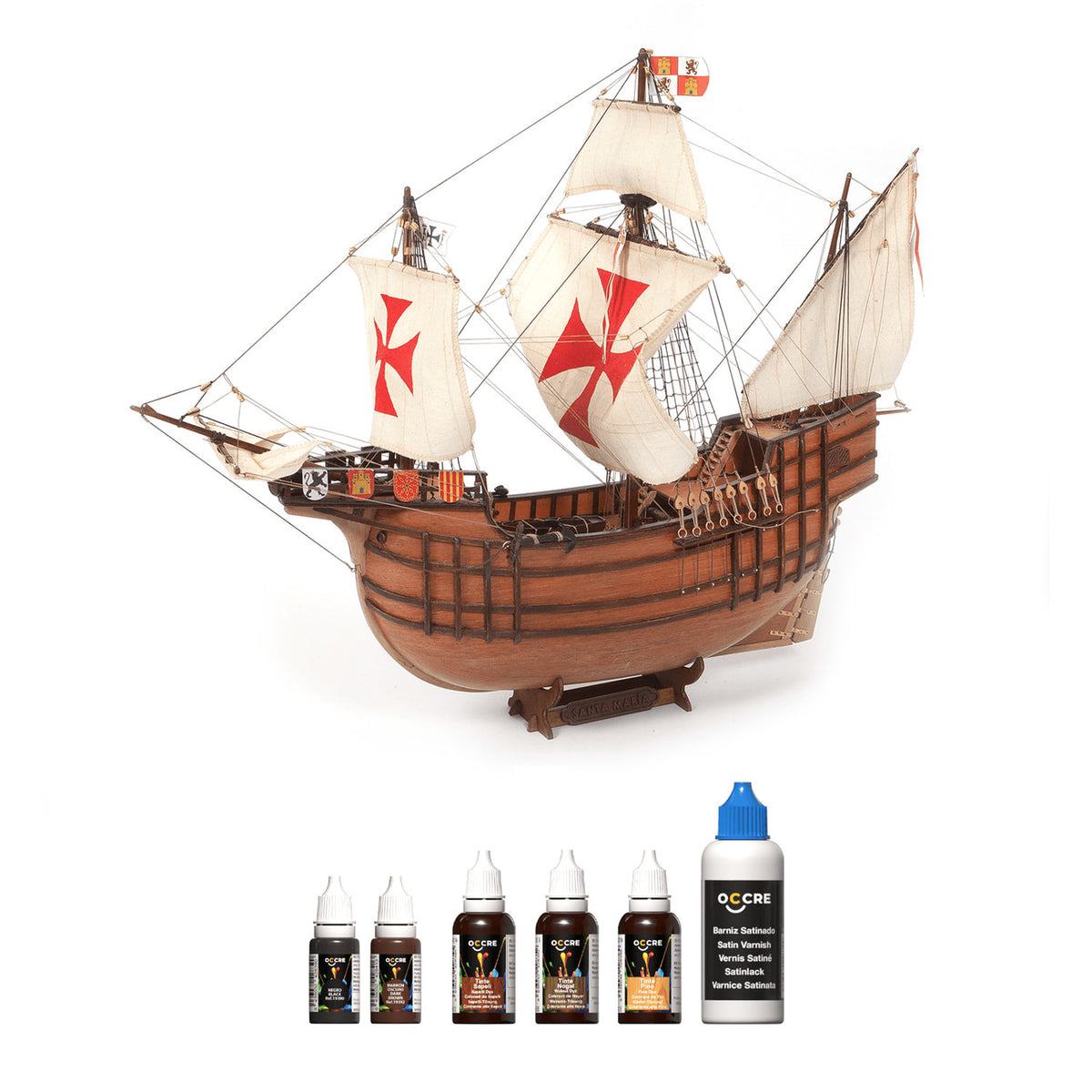 OcCre Paint Set 6 Bottles Santa Maria
