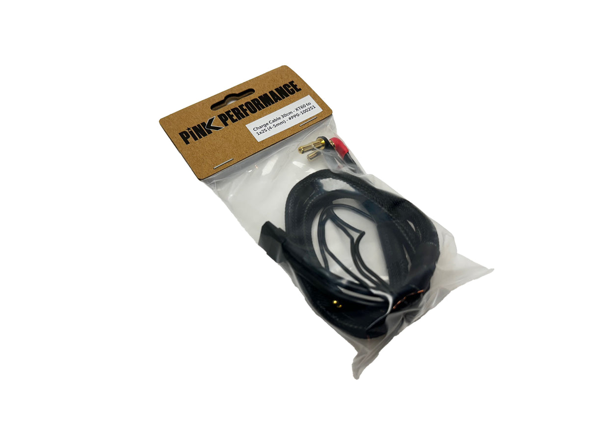 PINK PERFORMANCE PP0-1002S1 - Charge Cable 30cm Pink Performance - XT60 to 1x2S 4-5mm