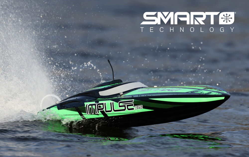 Impulse 32, Deep-V, Brushless, Smart, Wht/Red: RTR