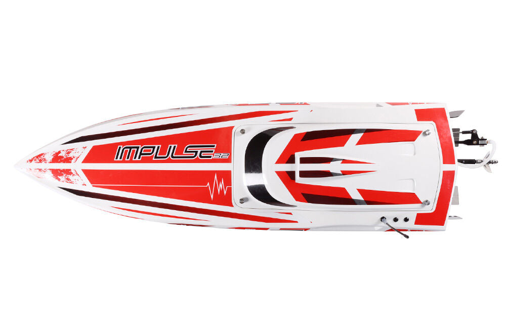 Impulse 32, Deep-V, Brushless, Smart, Wht/Red: RTR