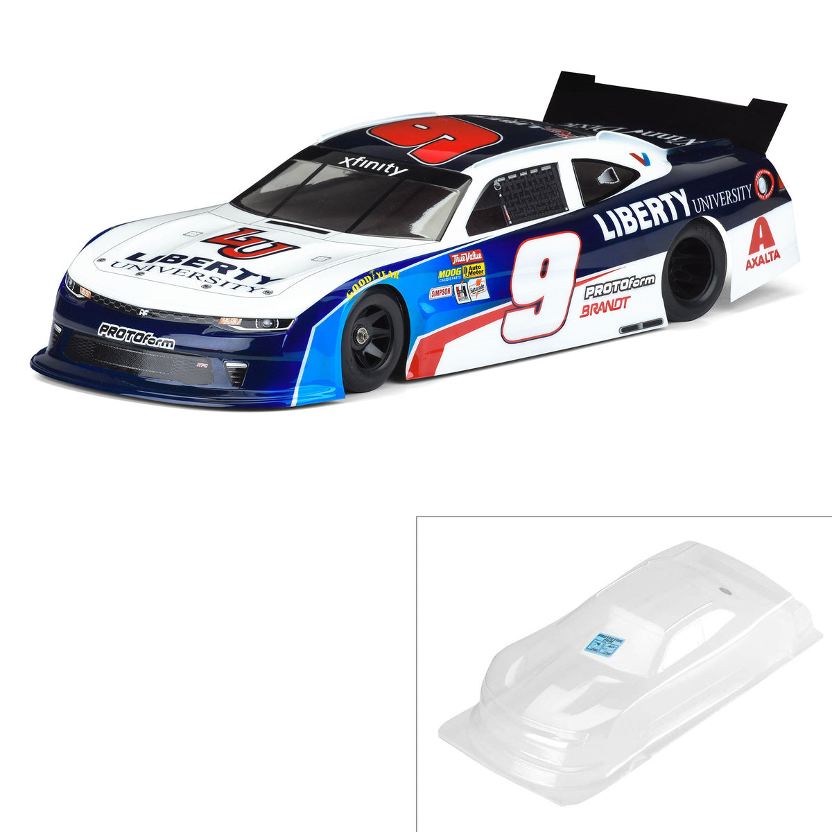 RT-C Light Weight Clear Body :Oval