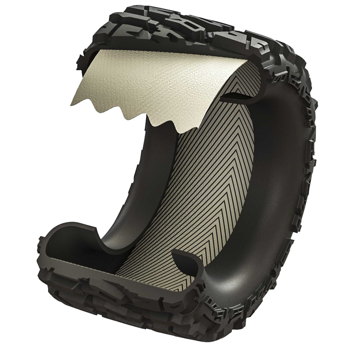 Trencher HP 2.8 BELTED Tires MTD Raid 6x30 WhlsF/R