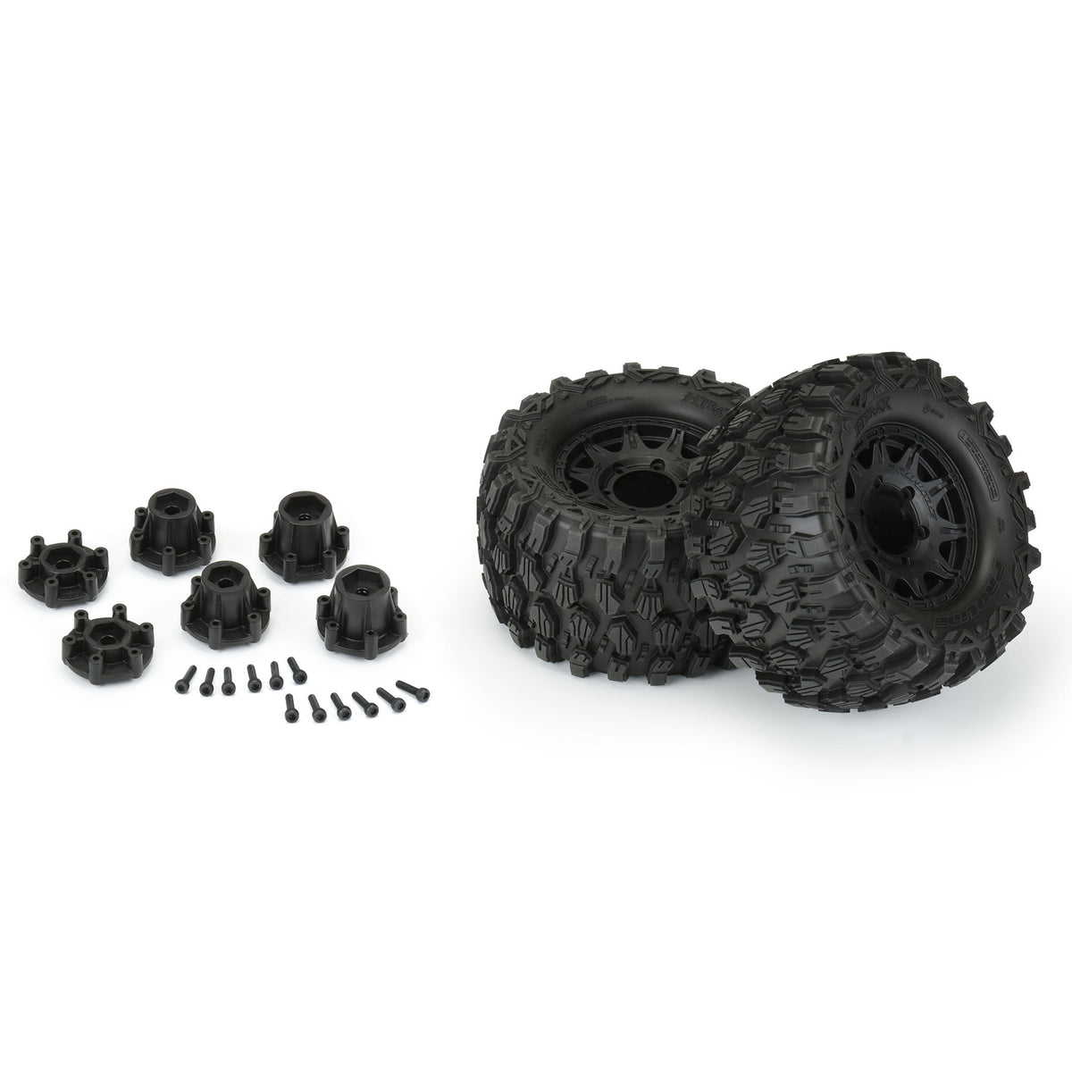 Hyrax 2.8 Tires MTD Black 6x30 Stampede F/R