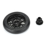 1/4 Supermoto Tire Front MTD Black Wheel: PM-MX/SM