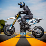 1/4 Supermoto Tire Front MTD Black Wheel: PM-MX/SM