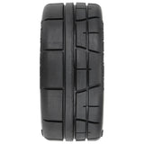 Menace HP BELTED Speed Run 1:8 Tires Mounted on Mach 10 Black 17mm Wheels (2) for Front or Rear