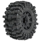Mickey Thompson Baja Pro X 2.8" Tires Mounted on Raid Black 6x30 Removable Hex (12mm & 14mm) Wheels (2) for Big Rock™ 3S, Granite™ 3S, Stampede® 2wd & 4x4 and other 1/10 Monster Trucks