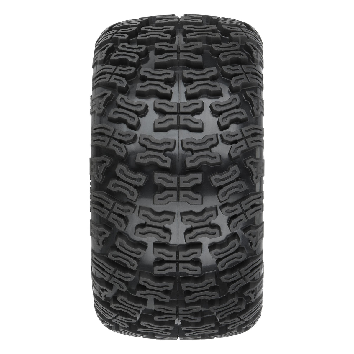 Bonesaw 2.8" All-Terrain Truck Tires Mounted on Raid Black 6x30 Removable Hex (12mm & 14mm) Wheels (2) for Vorteks 4x4 and other 1/10 Trucks Front or Rear
