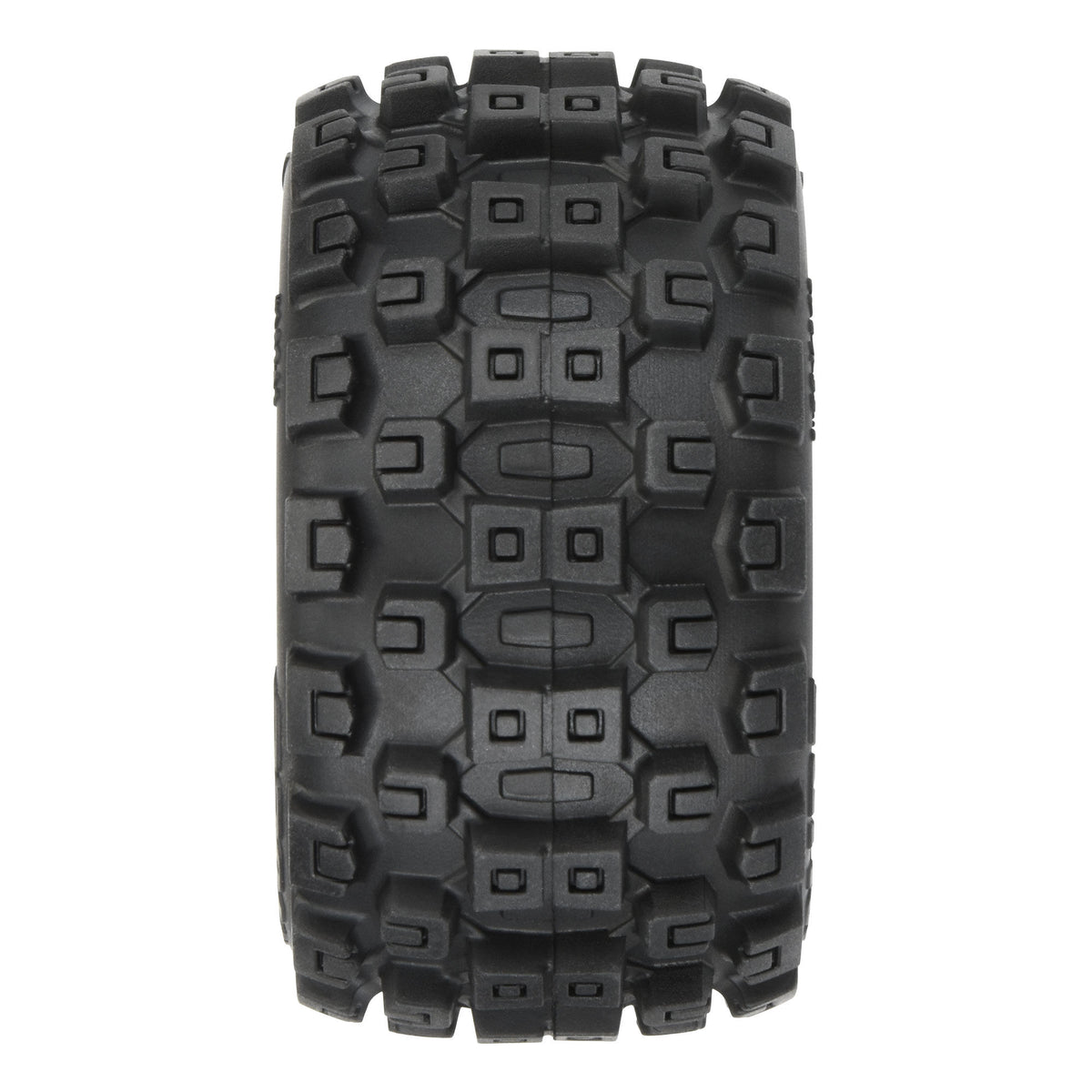 Badlands MX 1.85" All-Terrain Truck Tires (4) Mounted on Raid Black 12mm Hex Wheels for Granite GROM 4x4 Front or Rear