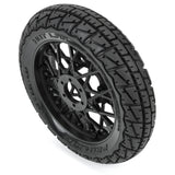 Hot Lap S3 Motorcycle Front Tire Mounted on Black Supermoto Wheel for Promoto-MX Front