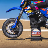 Hot Lap S3 Motorcycle Front Tire Mounted on Black Supermoto Wheel for Promoto-MX Front