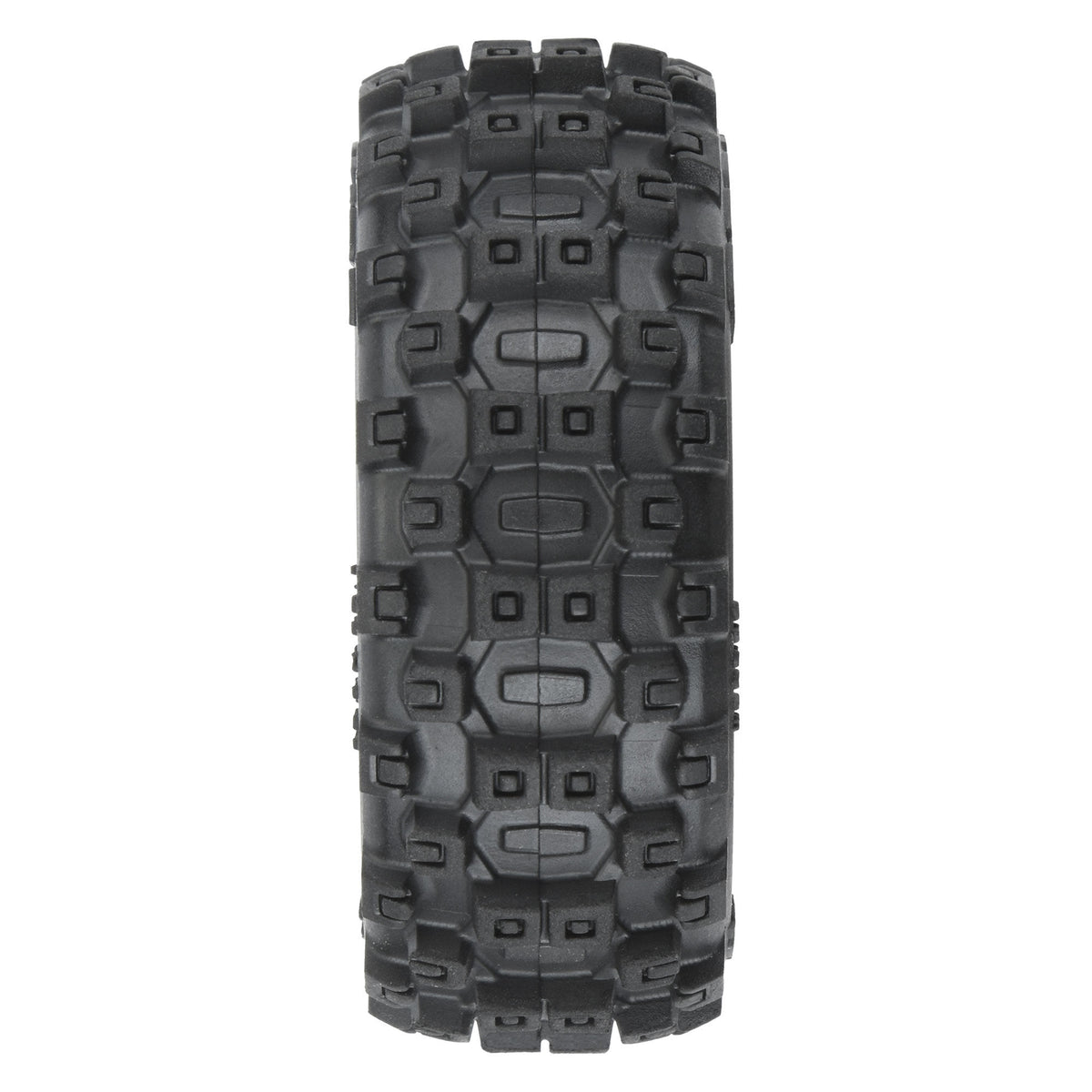 Badlands MX 1.9" All-Terrain Buggy Tires (4) Mounted on Mach-10 Black 1.9" 12mm Hex Wheels for Typhon GROM 4x4 Front or Rear