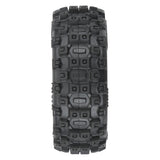 Badlands MX 1.9" All-Terrain Buggy Tires (4) Mounted on Mach-10 Black 1.9" 12mm Hex Wheels for Typhon GROM 4x4 Front or Rear