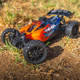 Badlands MX 1.9" All-Terrain Buggy Tires (4) Mounted on Mach-10 Black 1.9" 12mm Hex Wheels for Typhon GROM 4x4 Front or Rear