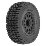 Mirage TT 2.2"/3.0" BELTED SC Tires Mounted on Raid Black 6x30 Removable Hex (12mm & 14mm) Wheels (2)