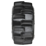 Sand Paw HP BELTED 2.8" Sand Truck Tires Mounted on Raid Black 6x30 Removable Hex (12mm & 14mm) Wheels (2)