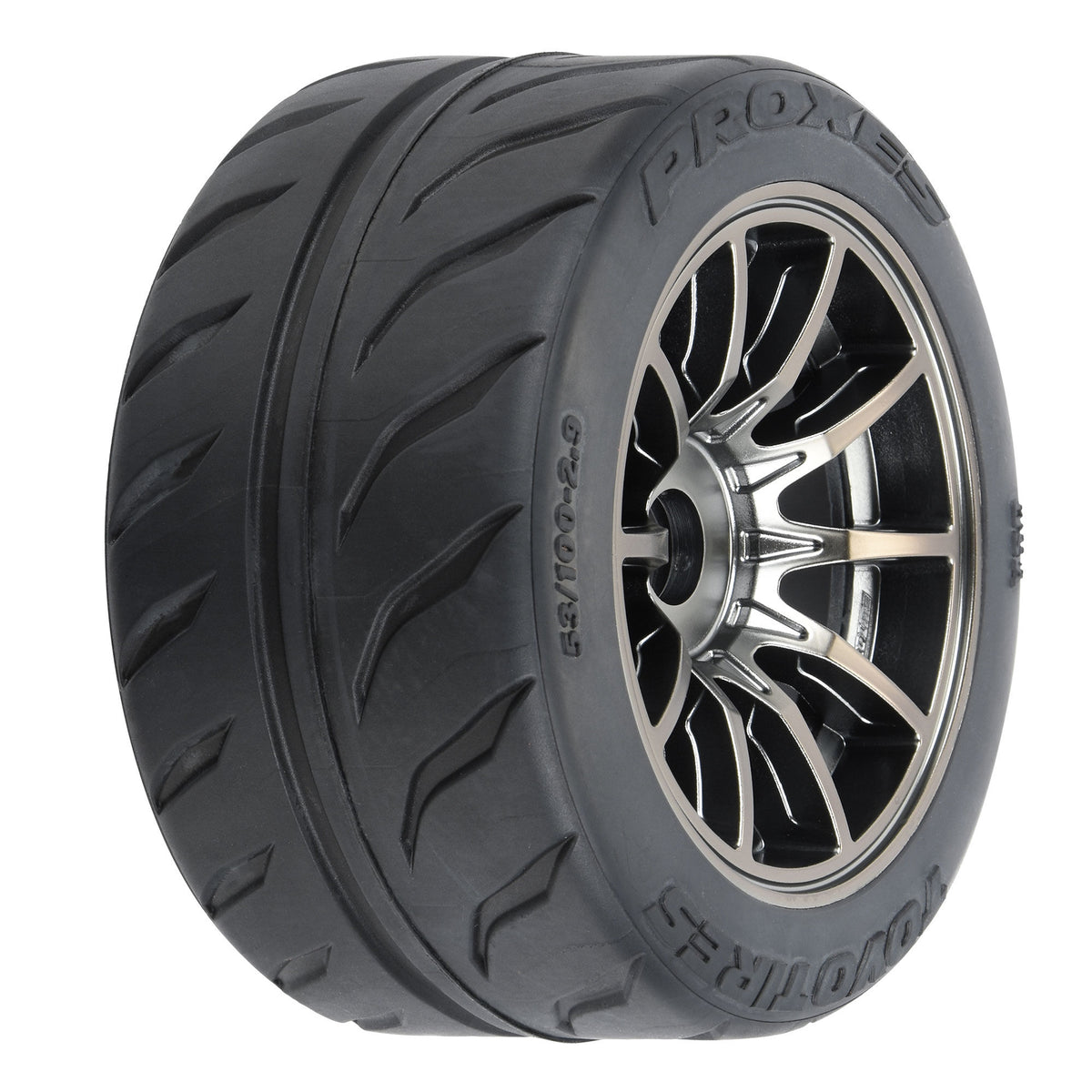 Toyo Proxes R888R S3 F/R 53/100 2.9" BELTED MTD 17mm Spectre (2)