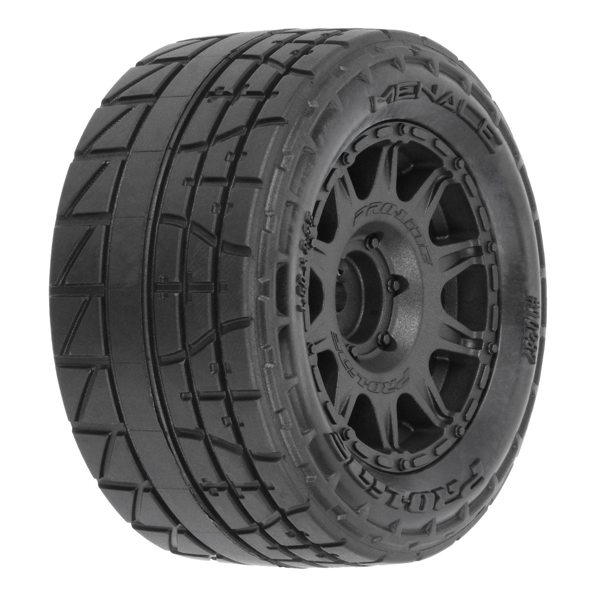 Menace F/R MTD 12mm Black Raid for Arrma Granite GROM