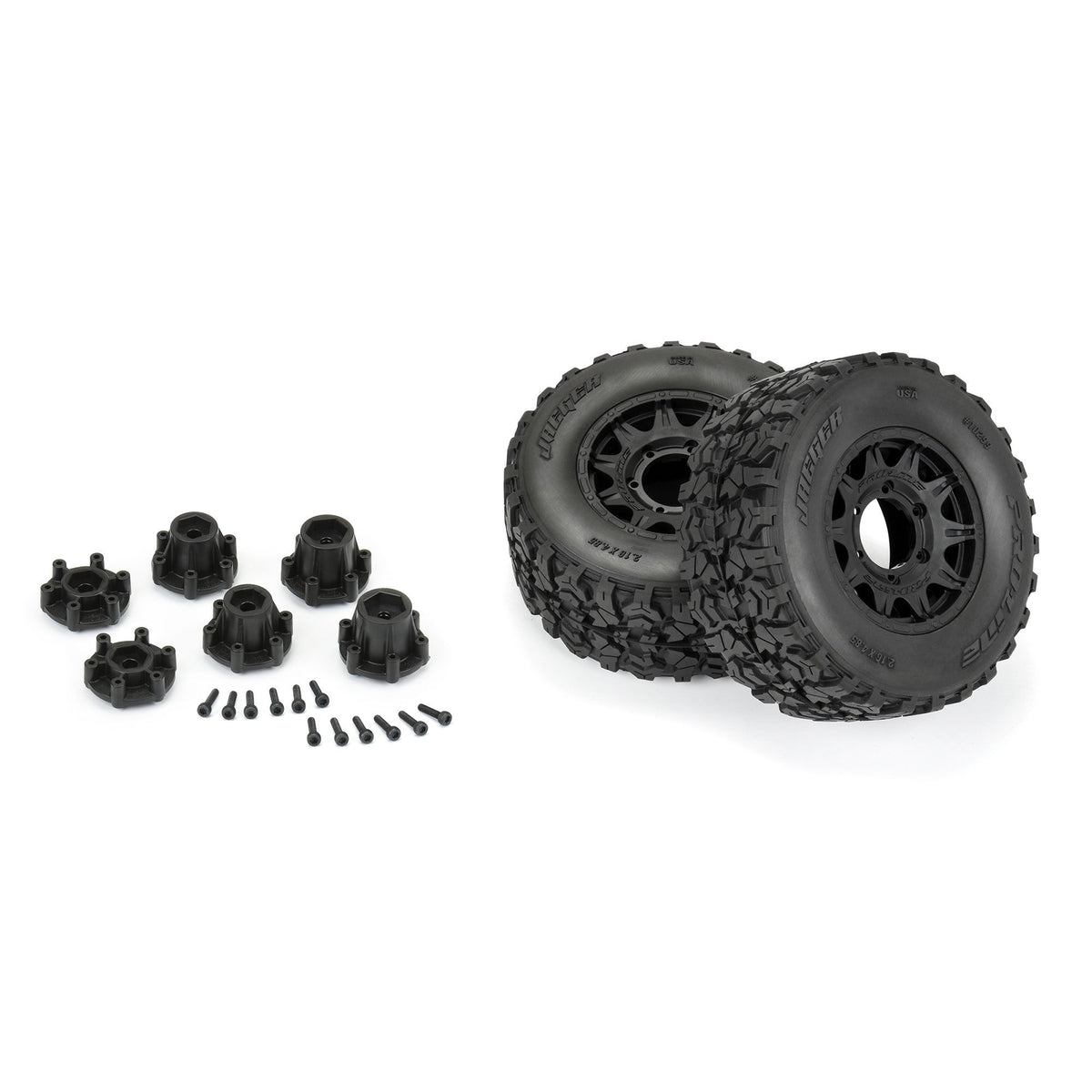 Jaeger HP BELTED F/R 2.8" MT Tires MTD 12mm/14mm Raid (2) DIRECTIONAL