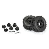 Jaeger HP BELTED F/R 2.8" MT Tires MTD 12mm/14mm Raid (2) DIRECTIONAL