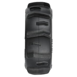 Dumont F/R Tires Mounted 12mm Hex Black Mach 10 (4) for Arrma Typhon Grom