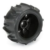 Dumont F/R Tires Mounted 12mm Hex Black Raid (4) for Arrma Granite Grom