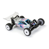 Electron 2.0 F/R Tires Mounted 7mm White (4) for Losi Micro-B