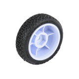 Electron 2.0 F/R Tires Mounted 7mm White (4) for Losi Micro-B
