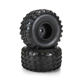 Dirt Hawg 2.0 F/R 2.6" MT Tires Mounted Arrma Stock Wheel Black (2) for ARRMA QUAKE & GORGON
