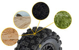 Badlands MX F/R MTD 12mm Black Split Six (4) for ARRMA MOJAVE GROM