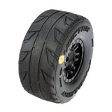 Vector F/R Tires MTD 12mm Black Split Six (4) for ARRMA MOJAVE GROM