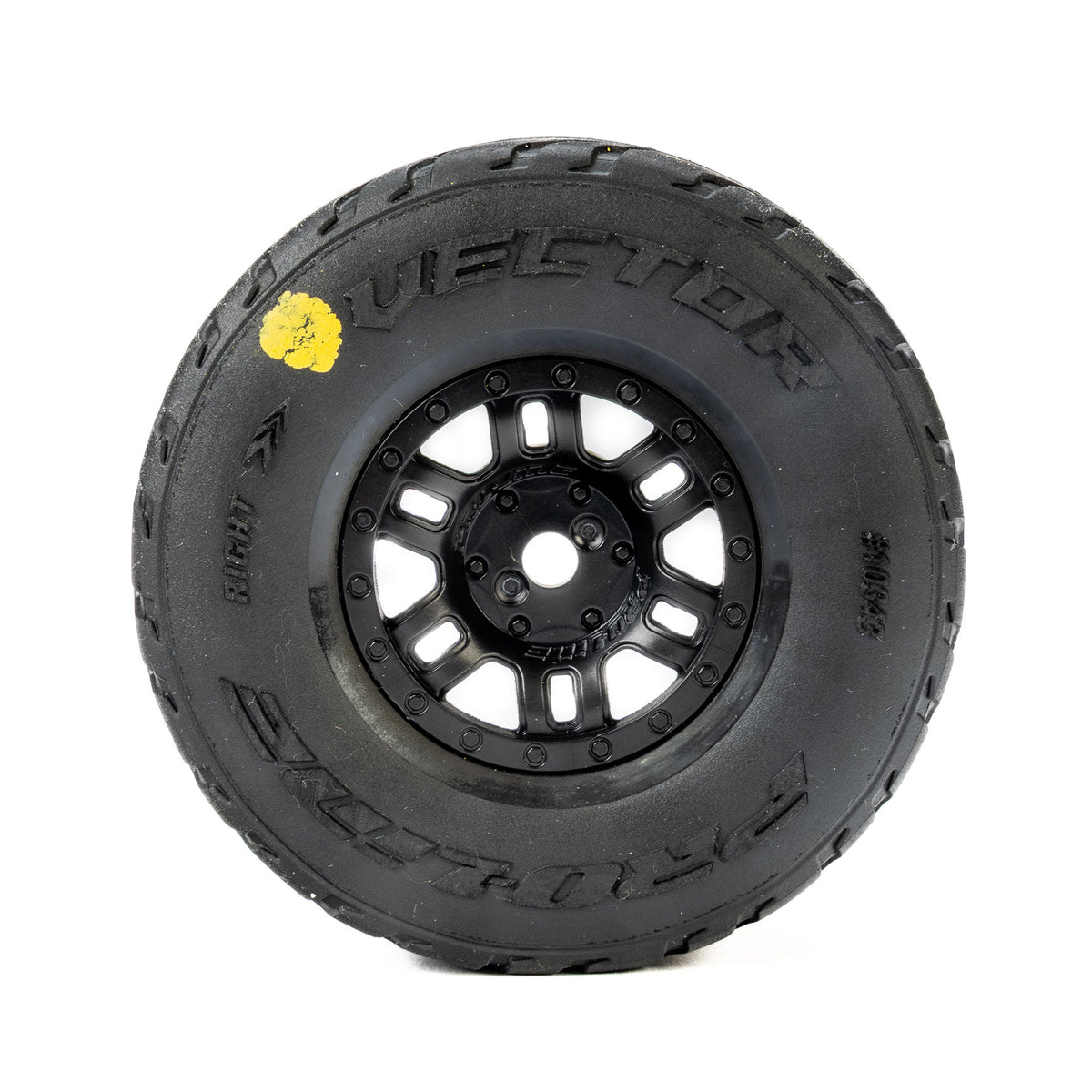 Vector F/R Tires MTD 12mm Black Split Six (4) for ARRMA MOJAVE GROM
