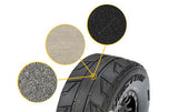 Vector F/R Tires MTD 12mm Black Split Six (4) for ARRMA MOJAVE GROM