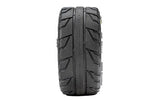 Vector F/R Tires MTD 12mm Black Split Six (4) for ARRMA MOJAVE GROM