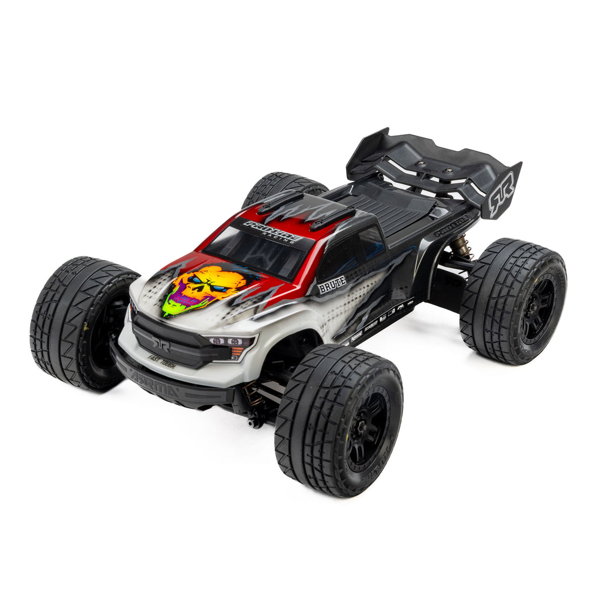 Menace F/R Street Tires Mounted 12mm Black Split Six for ARRMA Mini KRATON