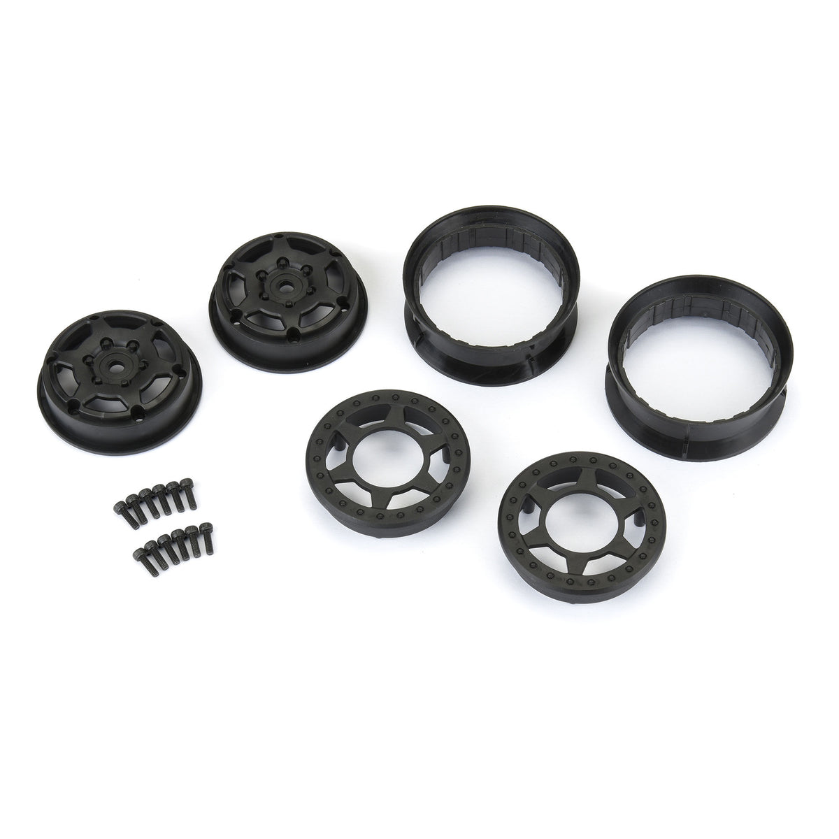 1/10 Holcomb F/R 1.9 Crawlr Bead-Loc Whls (2) Blk