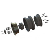 Black Rhino Armory Gunmetal 2.9" Aluminum Dual Offset (+5/+10) Wheels for Axial SCX6