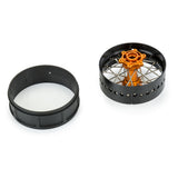 Pro-Spec Aluminum V2 Bead Rear Wheel Black/Gold (1): Losi Promoto-SM