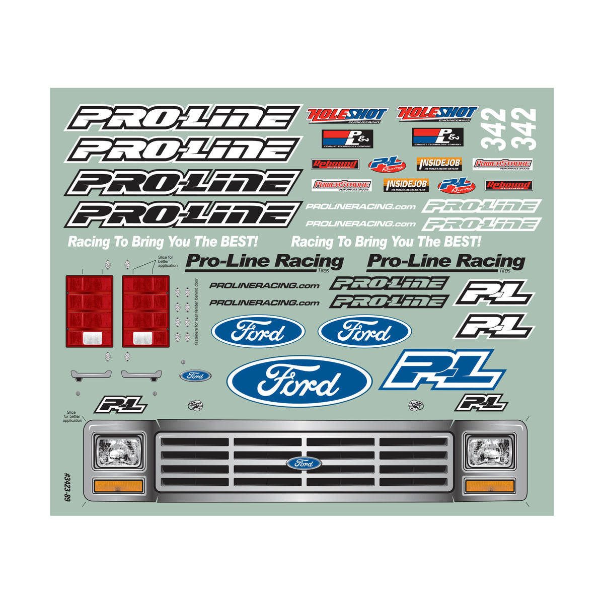 1981 Ford Bronco Clear Body : PRO-2 SC, SLH