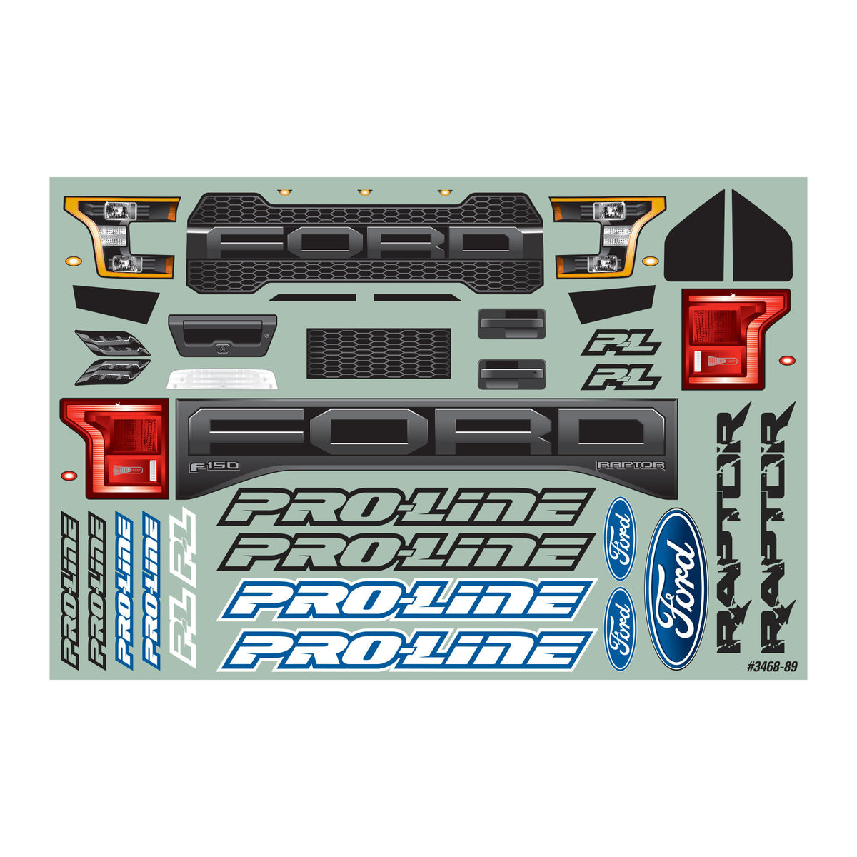 2017 Ford F-150 Raptor Clear Body :REVO 3.3