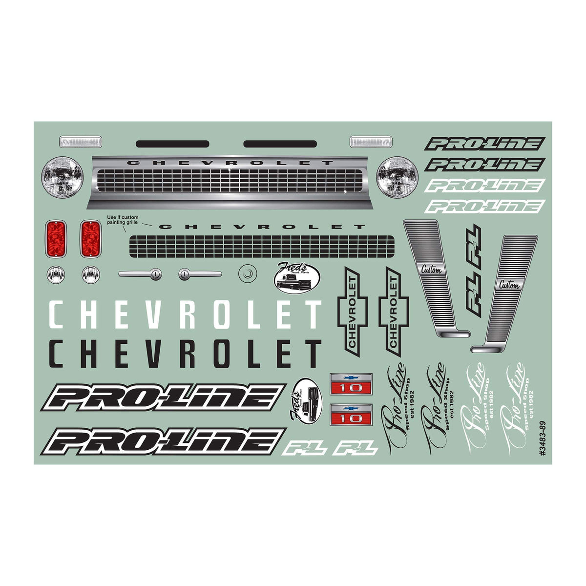 1966 Chevy C-10 Clear Body :Trail Honcho 12.3