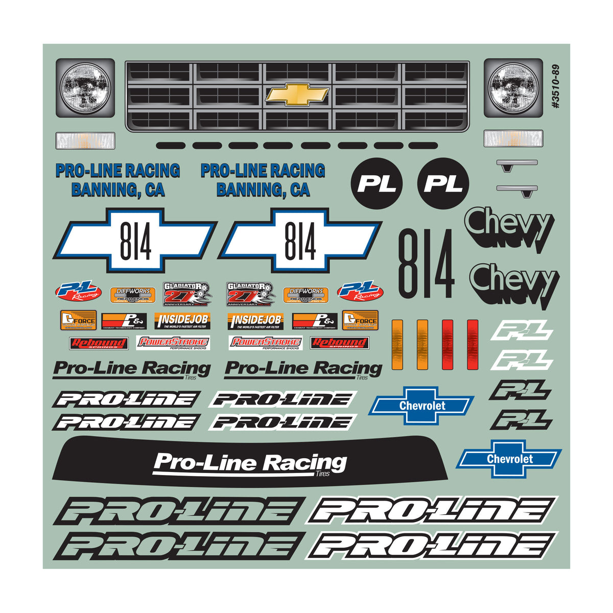 1978 Chevy C-10 Race Truck Clear Body : SLH 2WD
