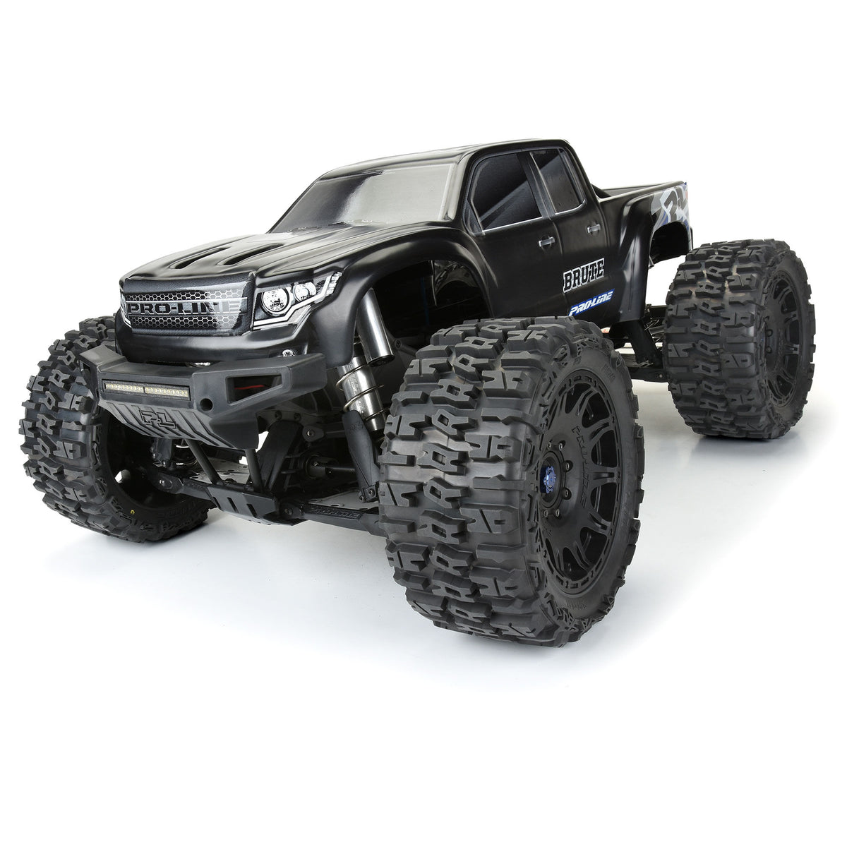 1/5 Pre-Cut Brute Bash Armor Black Body for X-MAXX
