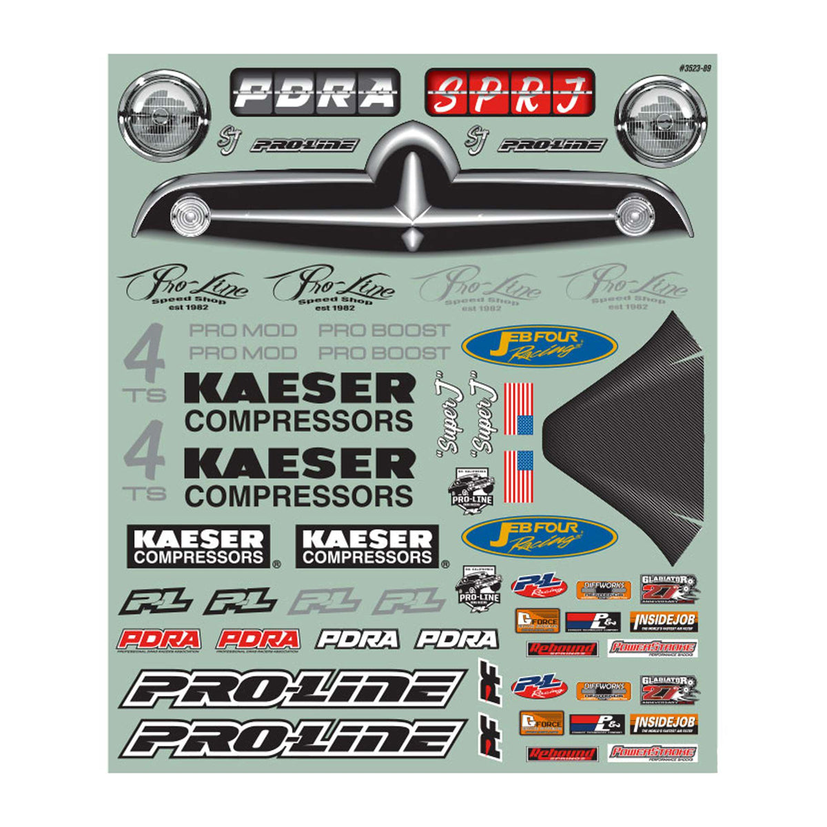 Super J Pro-Mod Clr Body for Slash 2wd Drag Car