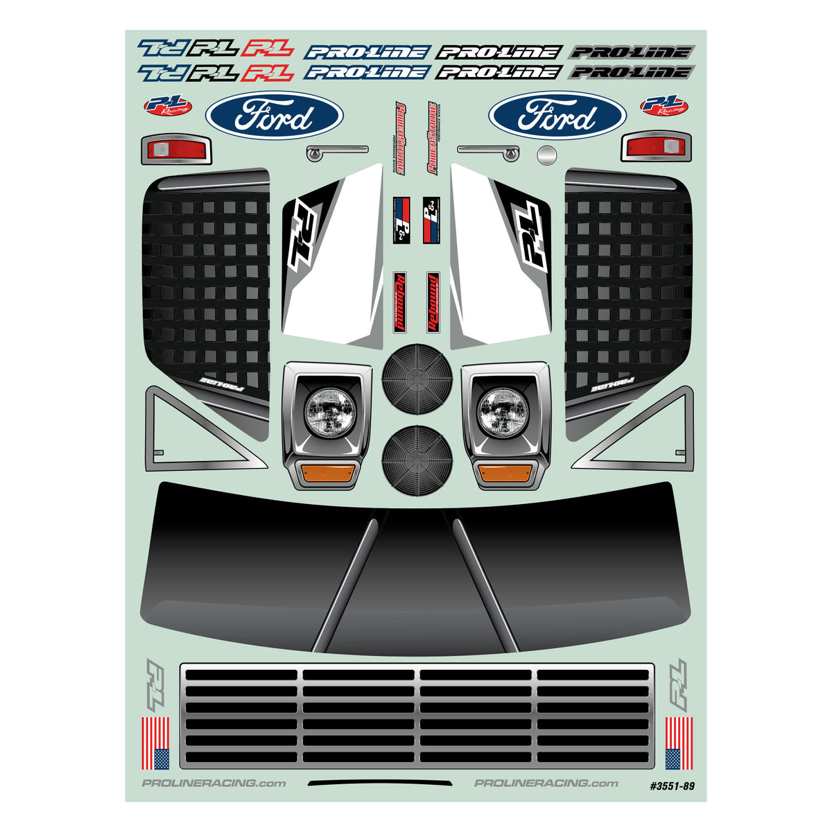 Pre-Cut 1967 Ford F-100 Clear Body for SC